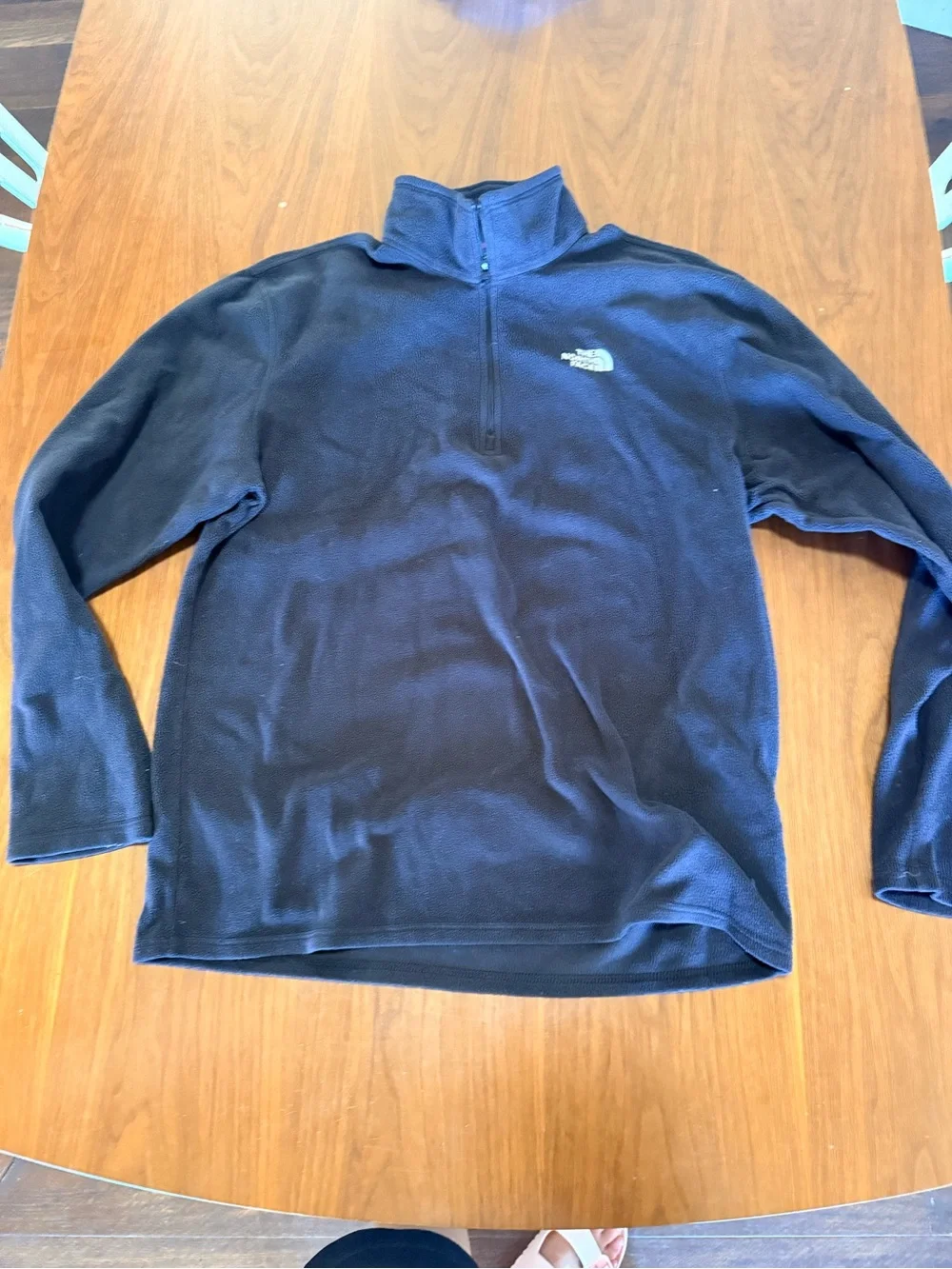 The North Face Men's Navy Half-Zip Fleece Pullover